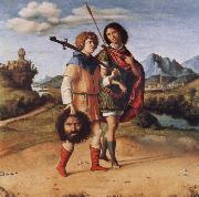 MORONI, Giovanni Battista David and Jonathan France oil painting artist